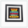 Golden Quotes frame 10x10