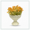 Orange Flower Vase