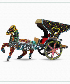 Antique Horse Decorative Piece – Vintage Baghi Sculpture for Home & Office Décor