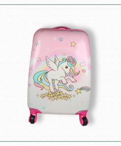Magical Unicorn Kids Trolley Suitcase-Pink