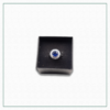 Round Blue Crystal Ring