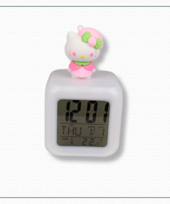 Hello Kitty Square Digital Alarm Clock
