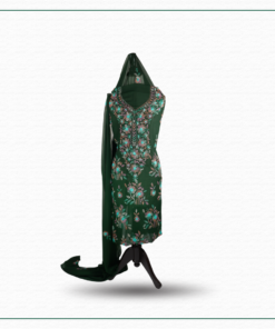 Dark Green Chiffon Dress – Timeless Elegance Meets Comfortable Wear!