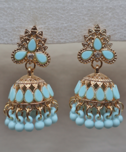 Alternative view of Drop and Dangle jhumkay