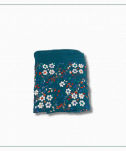 Teal Blue Chiffon Dress – Elegant Flowing Outfit for Special Occasions