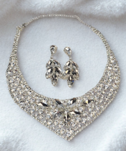 silver Necklace Set