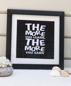 Golden Quotes frame 10x10