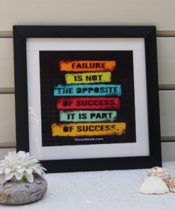 Golden Quotes Frame 10x10 – Elegant Inspirational Wall Art for Meaningful Spaces