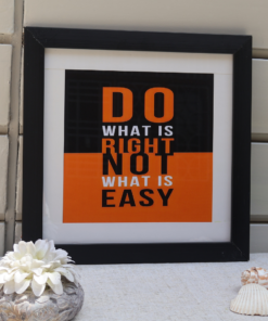 Golden Quotes Frame 10x10 – Elegant Motivational Wall Décor for Home & Office