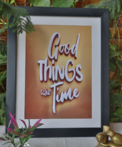 Golden Quotes frame 12x16