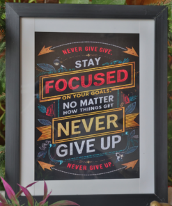 Golden Quotes frame 12x16