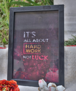 Golden Quotes Frame 8x6 – Elegant Inspirational Quote Frame for Stylish Home Décor