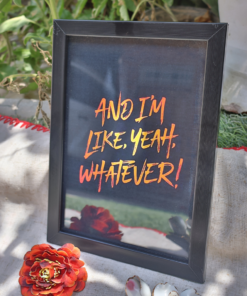 Golden Quotes frame 8x6