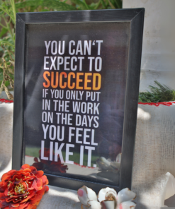 Golden Quotes Frame 8x6 – Elegant Inspirational Wall Décor for Home & Office