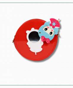 Doll mini purse with mirror