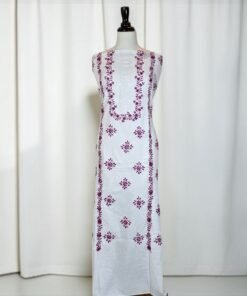 Alternative view of Classic Hand Embroidery Lawn Shirt