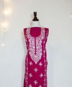 Alternative view of Elegant Handmade Embroidered Lawn Shirt