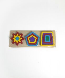 Wooden Shapes Puzzle Board