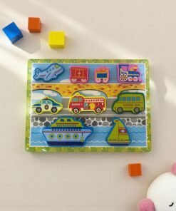 Chunky 3D Wooden Vehicles Puzzle