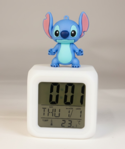 Stitch Square Digital Alarm Clock