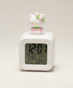 Hello Kitty Square Digital Alarm Clock