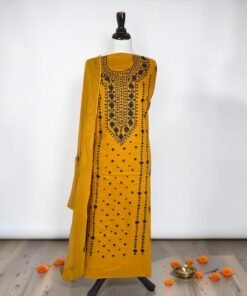 Alternative view of Handmade Embroidered 3 Piece Lawn Suit