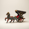 Antique Horse Decorative Piece – Vintage Baghi Sculpture for Home & Office Décor