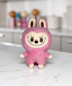 Cute Pink Labubu Stuffed Toy
