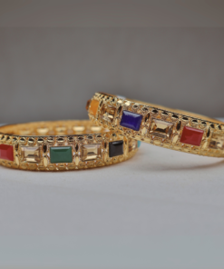 A Touch of Royalty Bangles | Regal Gold Finish for Her
