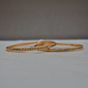 Elegant Gold Tone Bangles | Stylish Wrist Jewellery