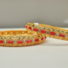Grace in Every Detail Bangles | Gold-Tone Elegance for Her