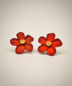 Alternative view of Floral Earrings | Colorful Bloom Drop Earrings for Her