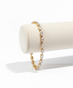 Alternative view of legant Row Bracelet | Slim Sparkle Bracelet for Her