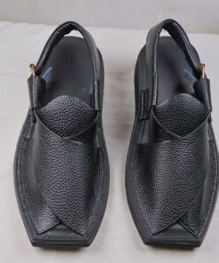 Original Highkuram Leather Dotted Peshawari Chappal | Durable Heritage Gift for Him & Family