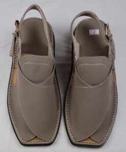 Zardari Leather Black Peshawari Chappal | Stylish Gift for Him & Loved Ones