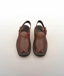 3-Gear Master Highkuram Leather Vibram Peshawari Chappal | Rugged Gift for Him & Family