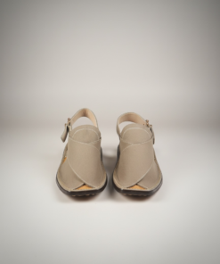 Zardari Leather Black Peshawari Chappal | Stylish Gift for Him & Loved Ones