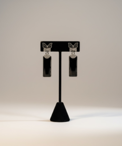 Butterfly Shiny Drop Earrings | Graceful Dangle Earrings for Her
