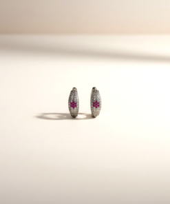 Alternative view of Ring-Shape Hoop Earrings | Classic Circular Earrings for Her