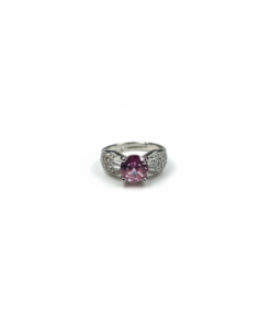 Pink Crystal Ring | Pretty Sparkle Ring for Her & Loved Ones