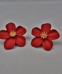 Alternative view of Floral Earrings | Colorful Bloom Drop Earrings for Her