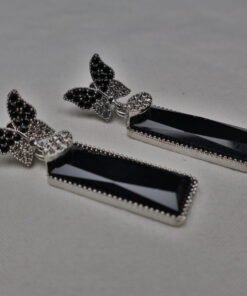 Butterfly Shiny Drop Earrings | Graceful Dangle Earrings for Her