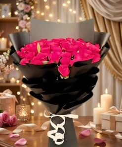 Elegant Pink Rose Bouquet
