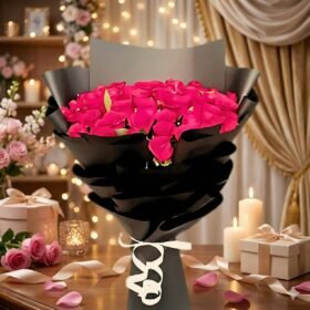 Elegant Pink Rose Bouquet