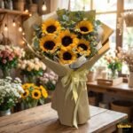 Sunny Trio Sunflower Bouquet