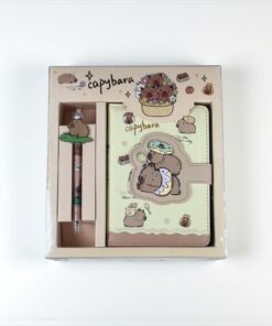 Capy Bara Gift Set Notebook and Pen