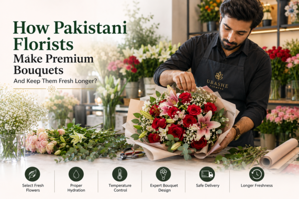 How Pakistani Florists Make Premium Bouquets And Keep them Fresh longer?