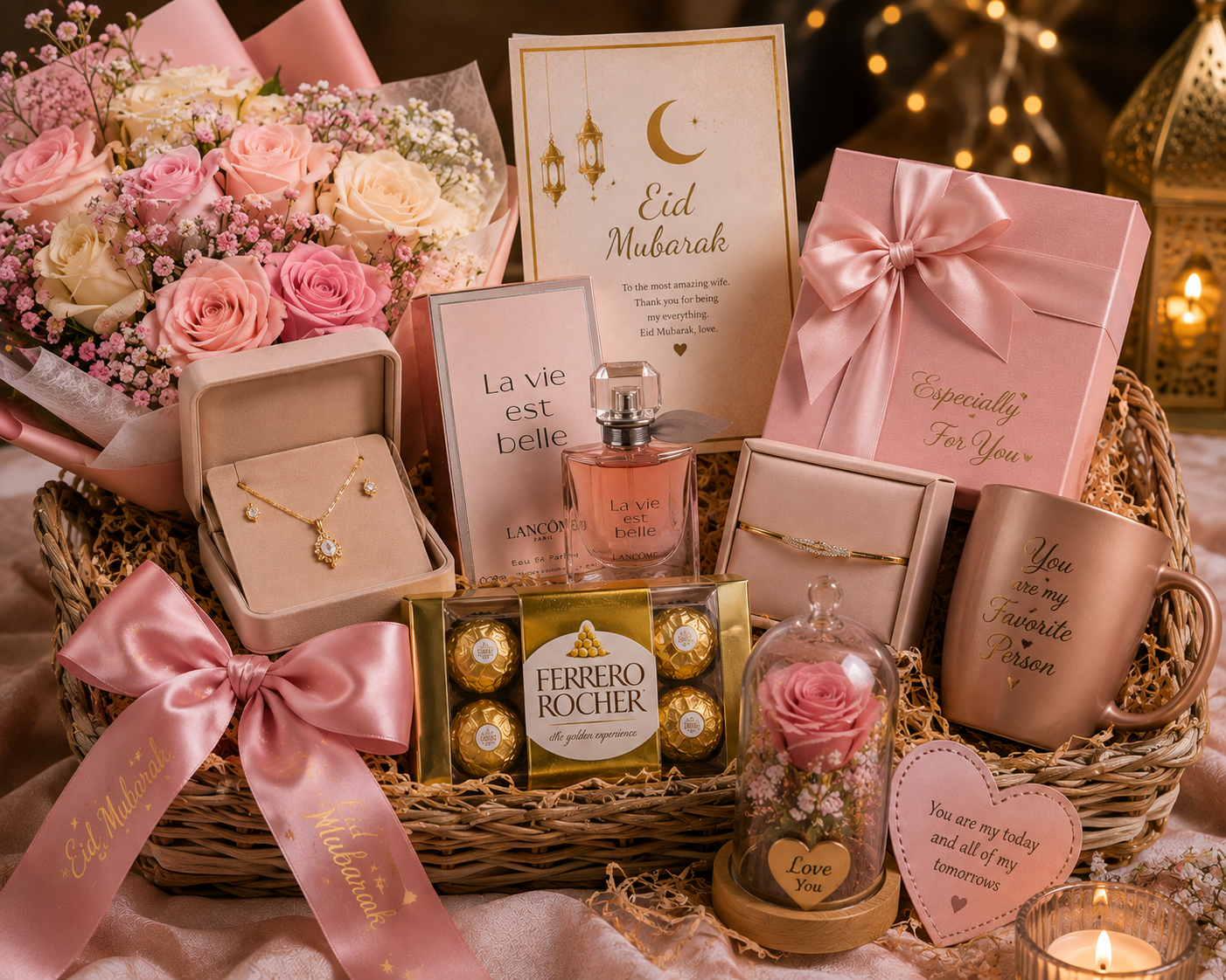 Eid Mubarak Romantic Gift Basket