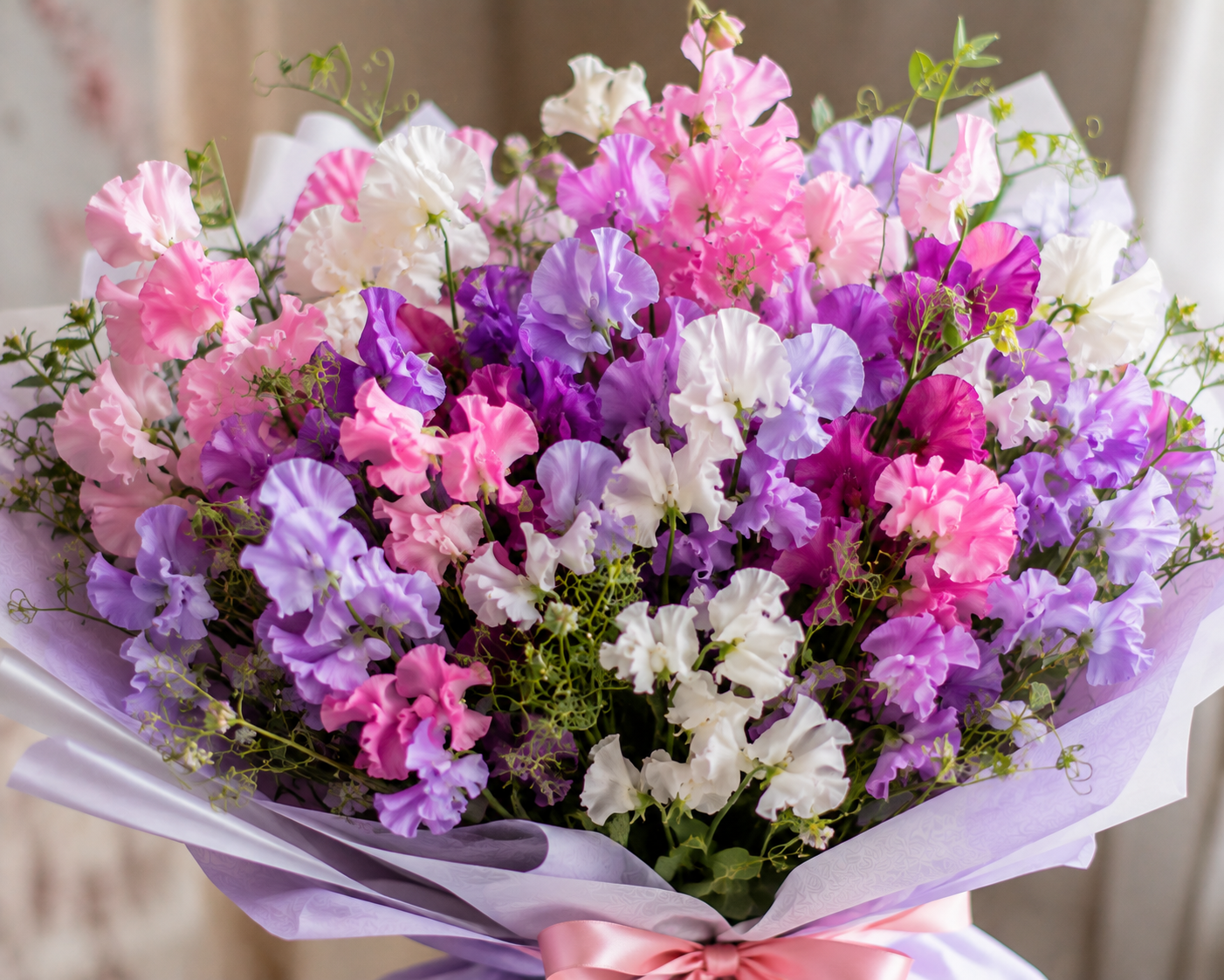 Sweet Peas Bouquet