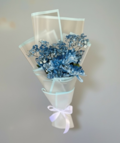 Blue Baby’s Breath Bouquet